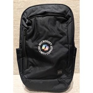 Travis Mathew Microsoft Security Copilot Black Corporate Laptop Backpack NWT!